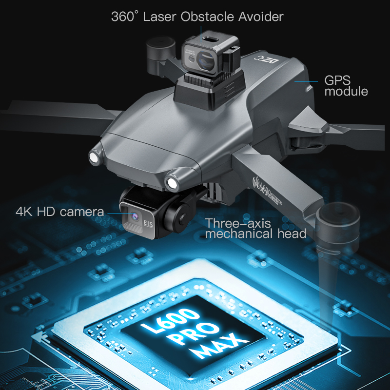 L600 PRO MAX Professional Thre - огляд і ціна Drone Camera Professional