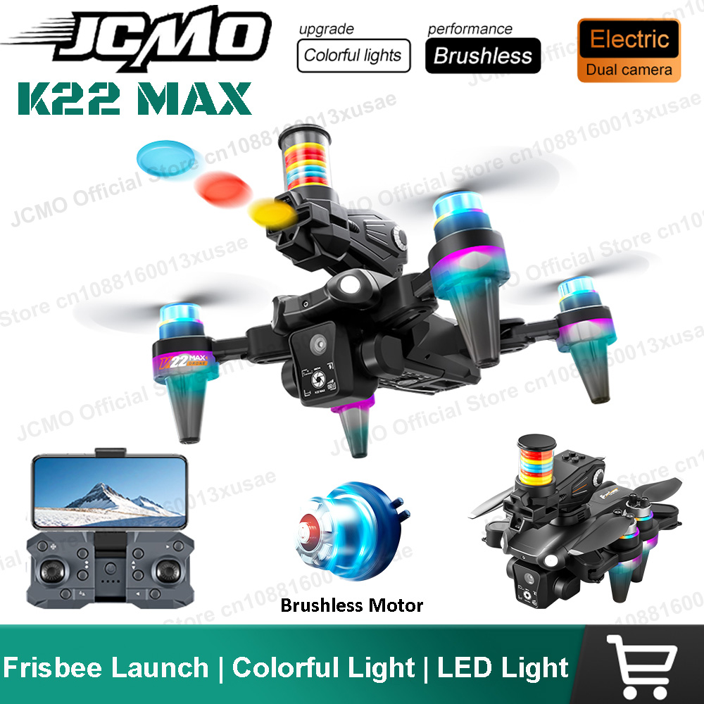JCMO K22 MAX Frisbee Launch Dr - огляд і ціна Drone Camera 4K